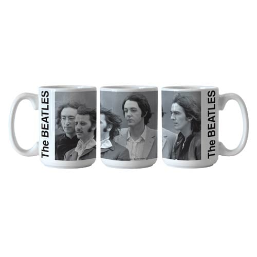 Beatles 1968 Group Photo 15 oz. Sublimated Coffee Mug